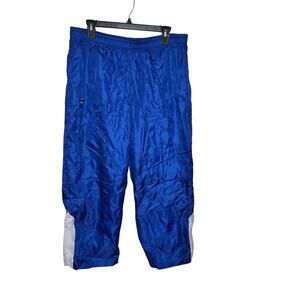 Vintage Womens Champion Track Pants Blue White Size Large 26" inseam Y2K 90s